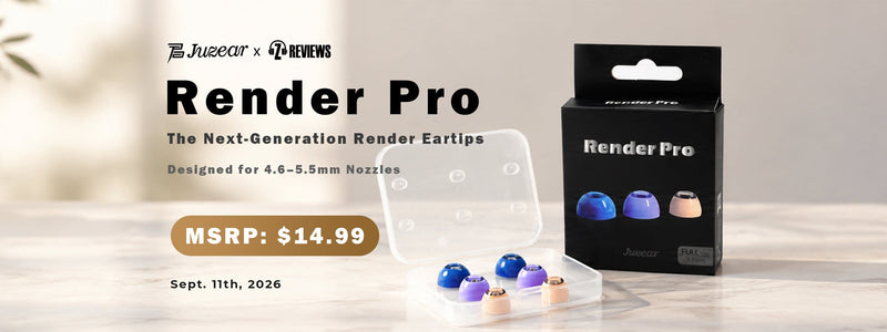 Juzear x Z Reviews Render Pro Eartips: Hybrid Comfort, Secure Fit, and Better Isolation