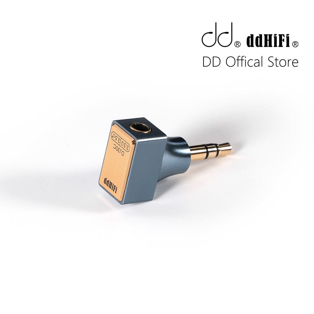 DD ddHiFi DJ30C All-New 3.5mm Female to 3.5mm Male Adapter