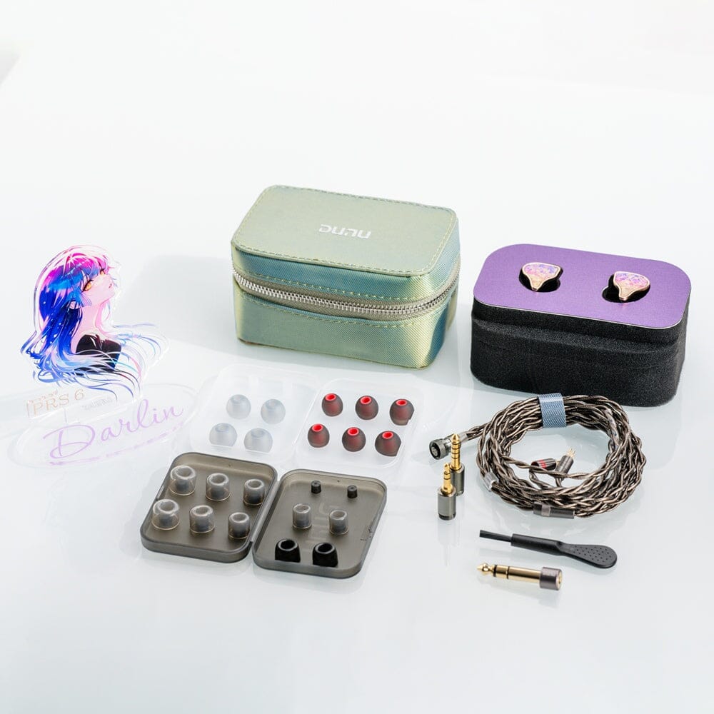 DUNU PRS 6 / PRS6 1DD+4BA+1 MEMS Tribrid IEMs