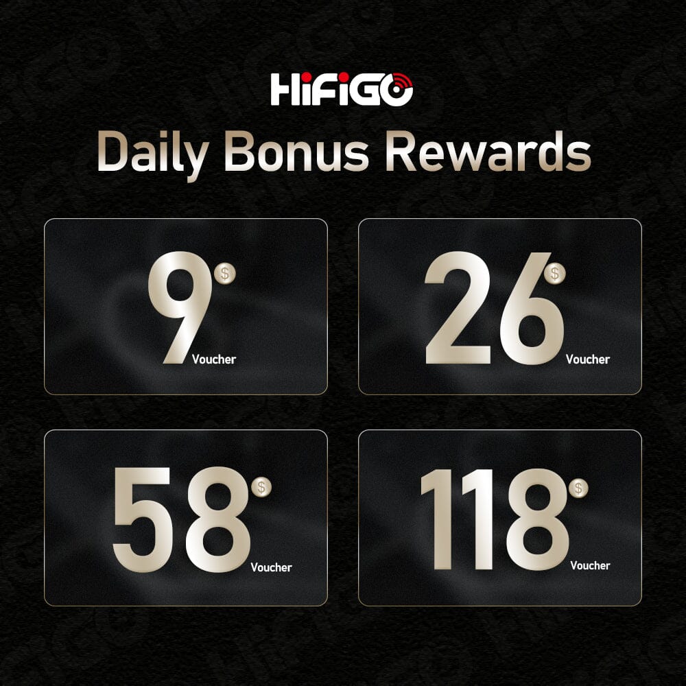 HiFiGo Daily Savings Reward Code
