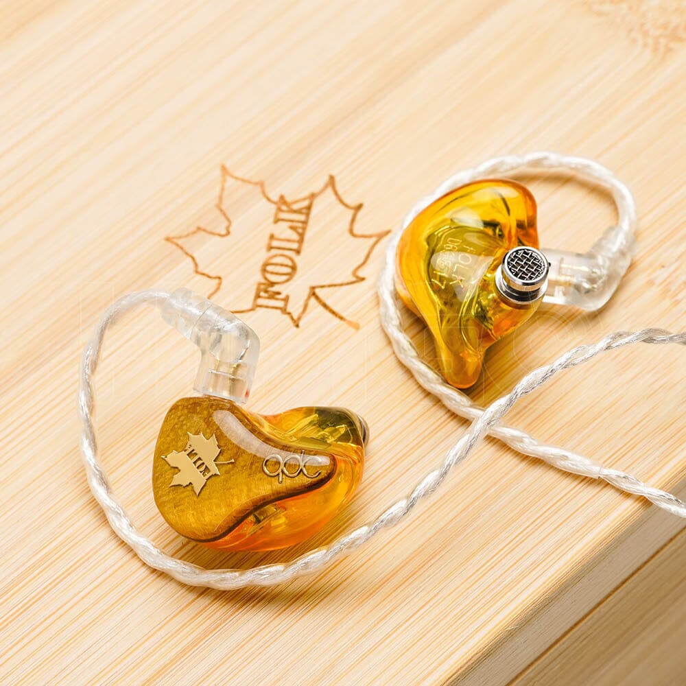 QDC Folk 1BA + 1 DD +1 Planar Hybrid In-Ear Monitors
